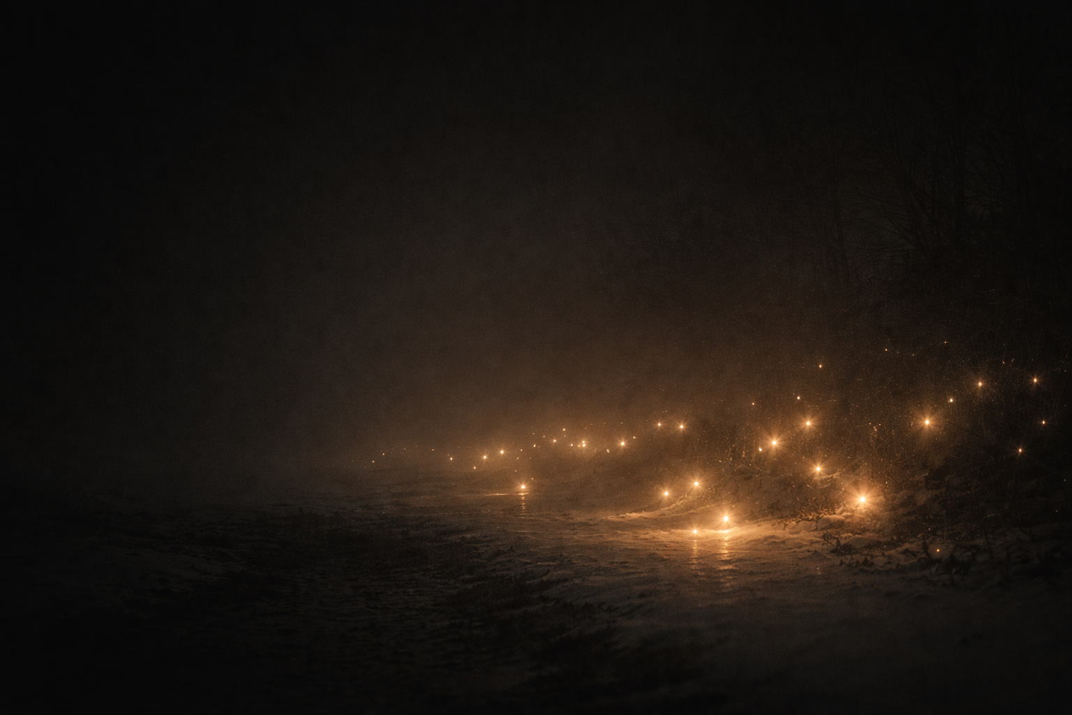 十勝川を想起させる静かな光の風景